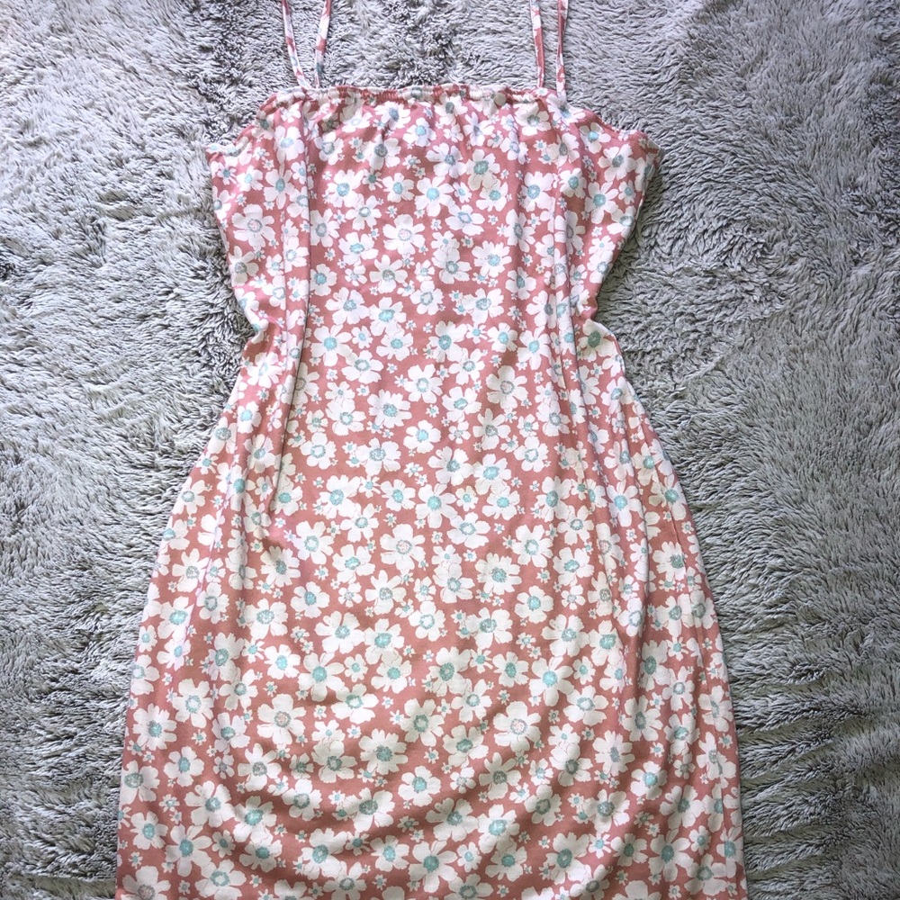 SHEIN “Ditsy Floral Print Bodycon Mini Dress”